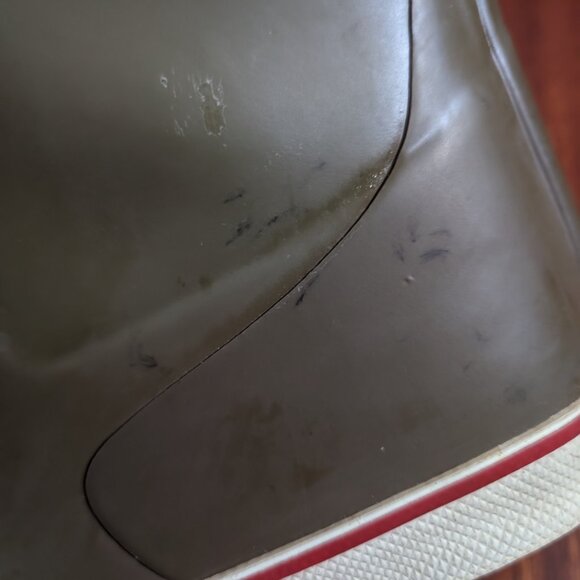 Tretorn Rainboot Womens 8/38 Olive Army Green Fleece Lined SE-25466 Heisingborg - Picture 8 of 11